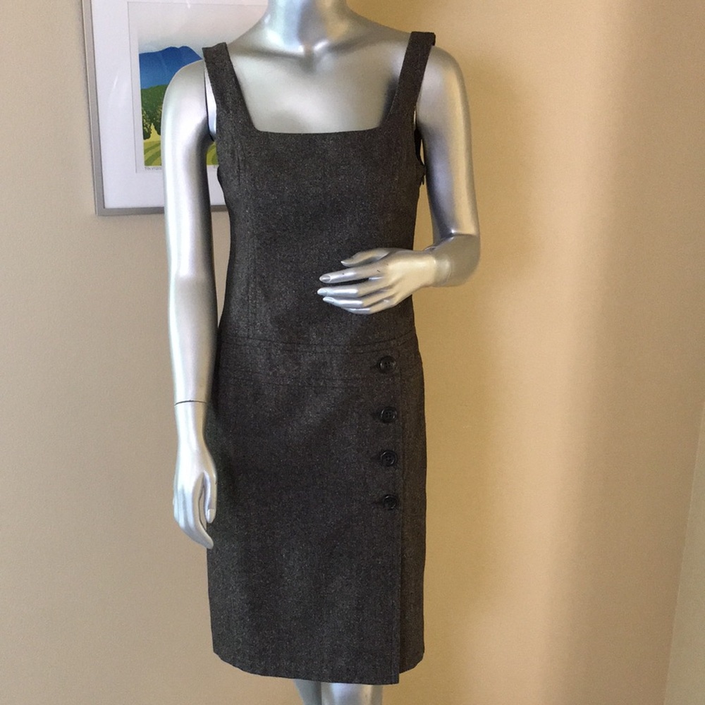 UNITED COLORS OF BENETTON | Brown Speckled Tweed Dress